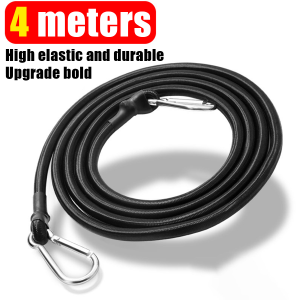 4เมตร สายรัดท้ายรถมอเตอร์ไซด์ สายรัดของยางยืด สำหรับจักรยานยนต์ แบบพกพา