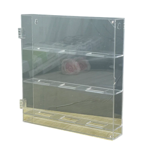 Elegant Clear Acrylic Guitar Pick Holder Portable Size for Music Lovers and Professional Player Organization Use