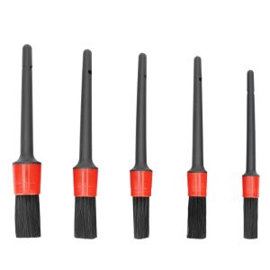 ชุดแปรงทำความสะอาด 5 ไซส์ สำหรับล้างรถยนต์ จักรยานยนต์ และครัวเรือน แปรงซิลิโคนขนนุ่ม ไม่ทำลายพื้นผิว กำจัดคราบสกปรกได้ดี คุณภาพสูง ราคาประหยัด