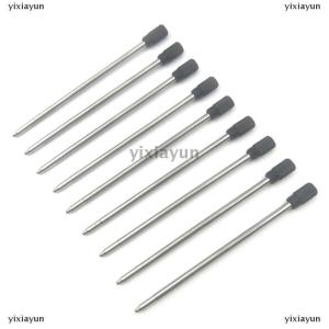[COD] yixiayun 10Pcs 70mm black blue ink pens refill ballpoint replace for element pen