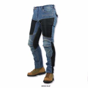 MotorCycle Motocross Mesh Denim Jeans Dirt Bike MTB Riding Jeans Racing Pants Hip Knee Pads Pants