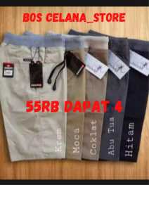 TURUN HARGA !! 55 RB DAPAT 5 CELANA CHINOS DISTRO DEWASA / CELANA SANTAI CHINOS PENDEK BAYAR DI TEMPAT