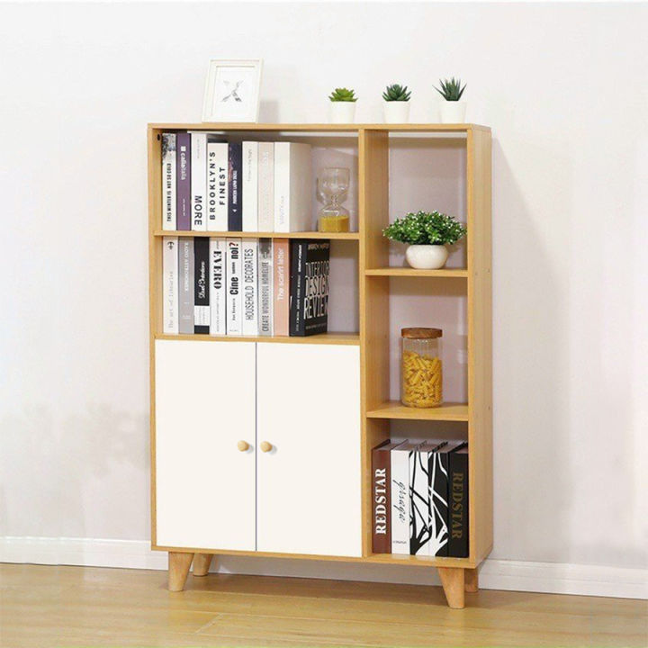 Tủ Sách Gỗ Nhiều Ngăn Đa Năng Có Tủ Để Đồ Thông Minh Tiện Dụng Giá Sách ...