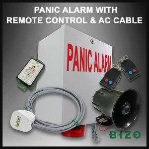 Panic Alarm with Remote Control and AC cable / SOS Wireless Remote Control Security Product