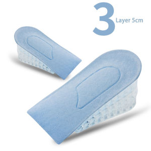 【Free Shipping】Invisible Height Increase Half Insoles for Men Women 3-Layer Air Up Lifts Elevator Shoes Pad Heel Lifting Inserts