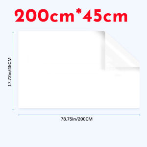 Electrostatic Adsorption Whiteboard Wall Sticker Wall Protective Film Scratch-Resistant Anti-Dirty Does Not Hurt The Wall Home Transparent Electrostatic Wall Protection Sticker