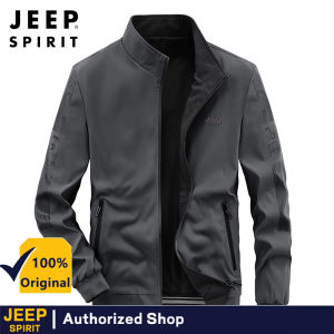 Jeep spirit mens bomber jacket casual windproof jacket mens jacket