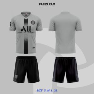 Bộ quần áo đá bóng nam nữ câu lạc bộ PARIS SAINT GERMAIN chất thun lạnh thoáng mát . Sét đồ đá banh cao cấp CLB PSG
