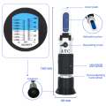 0-100‰ Salinity refractometer 1.000-1.070SG Salinity Seawater salinometer ATC refractometer Dual Scale Specific Gravity & Salt Percent. 