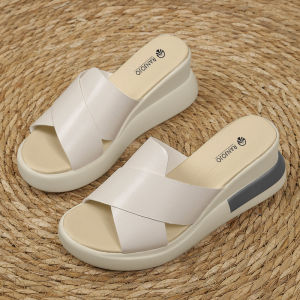 Sandal Wanita Ranjojo RJ31 Sendal Wedges Wanita 5cm Kondangan Formal Casual Korea HakTinggi Kekinian