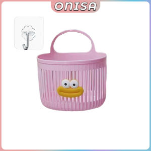Onisa Plastic Hanging Basket Bathroom Storage Basket Kitchen Bathroom Organizer