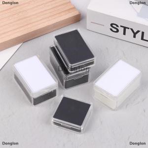 [COD] Donglon กล่องเก็บเพชรเปลือย1ชิ้นเคสแสดงเพชรพลาสติกพร้อมกล่องหินเปลือยเบาะรองนั่งด้านในสองชั้น