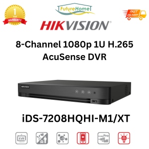 SG LOCAL SELLER HIKVISION 8 Channel DVR iDS-7208HQHI-M1/XT iDS-7208HQHI-M1/S + supports Dahua CVI TVI AHD and Analog Mode.