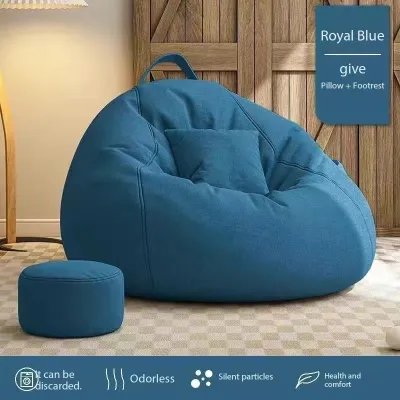 (Ready Stock) Bean Bag sofa M L XL Lazy Cozy Sofa Chair Sofa Bean Bag with Fillings Bean Bag FullSet Home