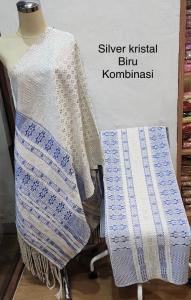TAMPIL CANTIK MEWAH DENGAN TUMTUMA KOMBINASI KRISTAL ADEM LEMBUT - SONGKET SELENDANG