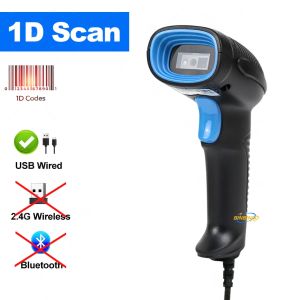 Handheld 1D 2D Wireless Barcode Scanner QR Code Scan Reader USB Wired for WindowMacAndroidStore WarehouseLibrary,Supermarket Bookstore Retail Mall Convenience Store