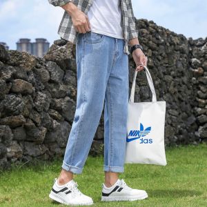 กางเกงยีนส์ผู้ชาย การเกงยีนส์ขายาว กางเกงยีนส์ทรงหลวม กางเกงแฟชั่น