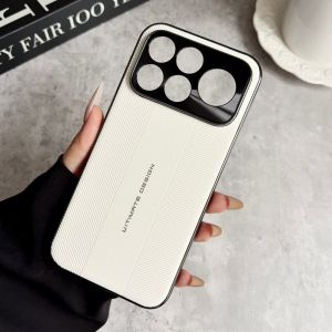 For Xiaomi POCO F9 Ultra Case Luxury Plating Hard PU Protective Back Cover Case For POCO F9 Pro Full Cover Phone Shell