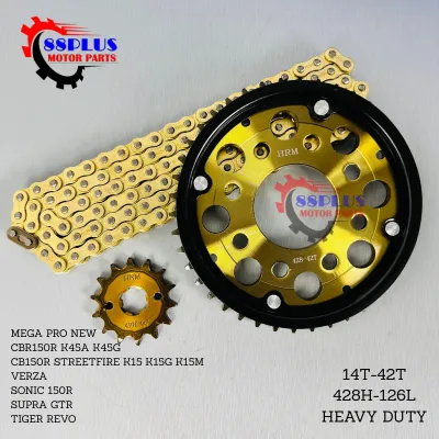 GEAR GIR SET PAKET MEGA PRO NEW CB150 CB150R VERZA CBR150R SONIC 150 SUPRA GTR