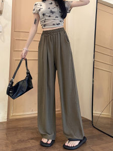 S-4XL Plus Size Wide Leg Trousers for Women High Waist Slacks Pants Baggy Women Pant