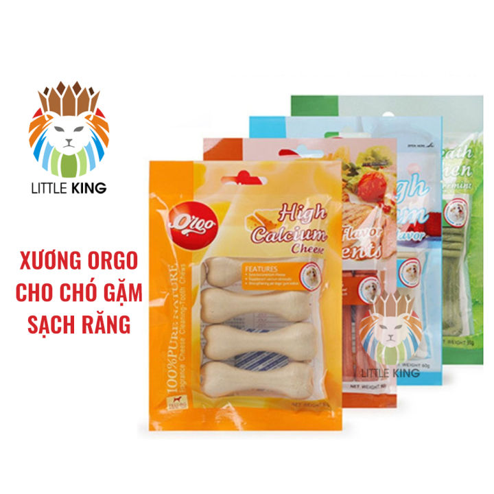 Xương gặm cho chó Orgo 90gr giúp sạch răng thơm miệng và bổ xung canxi ...
