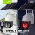 BAVIN SC802 Wi-Fi / SC803 4G Solar-Powered Outdoor PTZ Wireless CCTV Camera 5MP HD w/PIR Motion Detection &Two-Way Audio. 