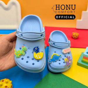 Dinosaur Cute Glow in the Dark Clogs Sandals for Boys Girls Kids Toddlers with Jibbitzs