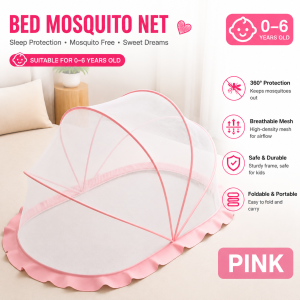 Kids Guard Baby Mosquito Net For Kids Folding kulambo 0-6 Years Kids kulambo For Baby Anti Mosquito Net Crib Netting Comfortable Breathable Mosquito-Proof And Protects Your Babys Sleep
