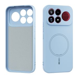 Casing for Xiaomi Poco F9 Ultra Pro F9U 5G Phone Case New Magnetic Wireless Charging Shell Skin Feeling Liquid Silicone Anti-drop Cover for POCO F9Ultra F9Pro