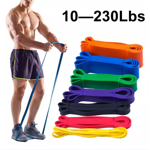 Fitness Rubber Bands Resistance Band Unisex 2080mm Yoga Elastic
