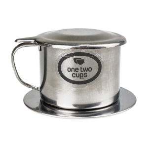 Filter Saring Kopi Vietnamese Coffee Drip Pot Stainless Steel 100ml 8 Quai 9.5x6.5cm