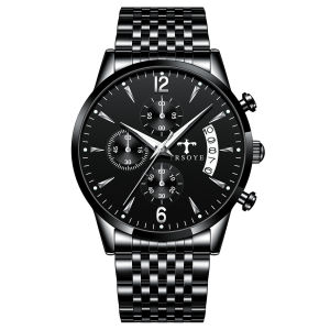 Swiss brand new mens watch multifunctional luminous waterproof quartz wristwatch live streaming foreign trade dropshipping