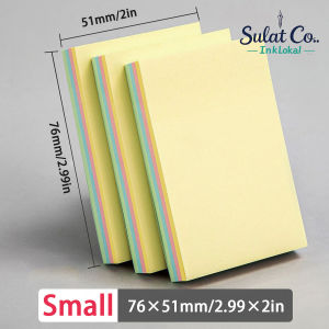 100 Sheet Pastel Color Sticky Notes Set Pad 2" 3" 4" Sizes Multicolor Office & School Stationery