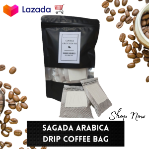 Coffee Grounds PH - Premium Arabica Dark Roast Coffee Instant Brew Instant Drip Coffee Pour Over Brewing Method