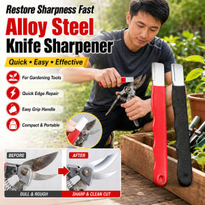 Alloy Steel Knife Sharpener Diamond Ceramic WhetstoneKnife Durable Whetstone Rod For Kitchen And Camping Knife Honing Tool