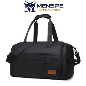 MENSPE Mens Travel Bag Sports Backpack Fashion Luggage Shoulder Bag With Independent Shoes Pocket Handbag Outdoor Sling Bag Gym Fashion Men Women Dry Wet Separation Portable Travel Yoga Swimming Bag