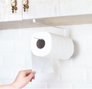 🇲🇾💖READY STOCK💖🇲🇾Multifunction Iron Towel Rack Storage Holder Hanging Roll Paper Organizer Tissue Towel Bar Kitchen Tools