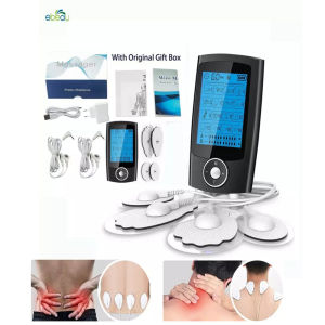 ebeau 16 Modes Digital Therapy Machine Tens Massager Neck Massager Shoulder Back Foot Leg Massager Electronic Pulse Massager Electronic Massage Machine Tens Acupuncture Massager for Back Pain