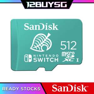 SanDisk Nintendo Switch microSD Card 4k U3 V30 UHS-I C10 100MB/s Read Speed 90MB/s Write Speed 64GB 128GB 256GB 512GB 1TB QXAO 12BUY