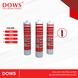DOWS Lem Silen Neutral Silicone Sealant Lem Kaca Besi Alumunium Plastik