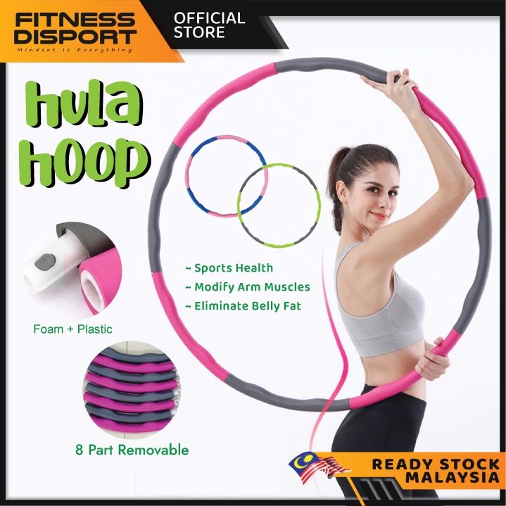 Hula Hoop Gelung Plastic Type Colors Sports Exercise Slimming