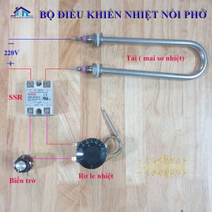 Bộ điều khiển nhiệt độ tự động nồi nấu phở công suất cao HNM