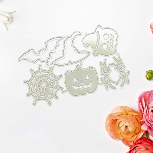Chủ đề Halloween cắt chết dập nổi thép cacbon cắt khuôn cắt cho Diy bữa tiệc Halloween mời scrapbooking