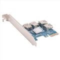 PCI Express Card Multiplier PCIE 1 to 4 USB GPU X1 X16 PCI-E Riser Card Video Card for Mining Computer Parts. 