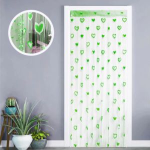 Tirai Benang Motif Love Tirai Pintu Dan Jendela gorden banyak pilihan Warna