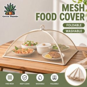 Food Cover Mesh Dome Foldable Washable Dustproof Bug Proof Ventilated Kitchen Table Picnic Outdoor
