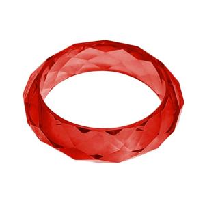 Nghệ nhân hình học mặt rõ ràng nhựa Bangle xách tay thoải mái phong cách phụ kiện trang trí cho trang phục hàng ngày