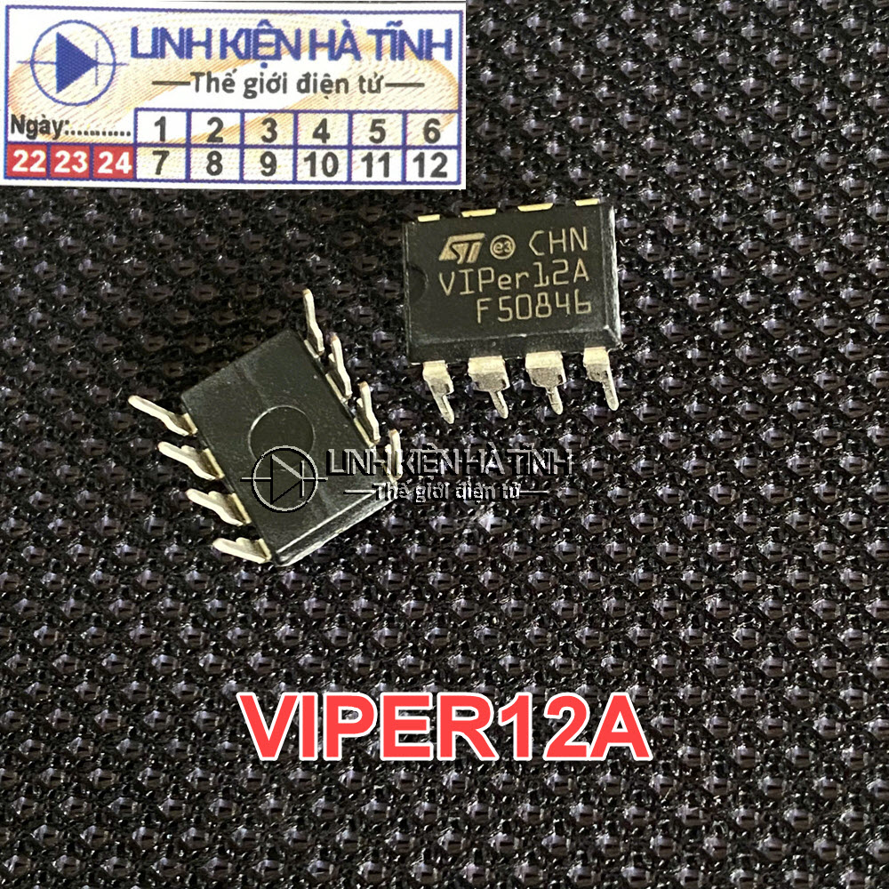  IC NGUỒN BẾP TỪ VIPER12A VIPER12 DIP-8 chính hãng