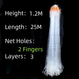 Single-Layer Floating Net Fishing Net Sticky Net Fishing Net One/Two/Three Finger Fishing Net