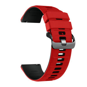 Two-Tone Silicone Band For Realme Watch 5 Smart Watch Band Realme Watch 3 3 Pro Sports Bracelet Wriststrap